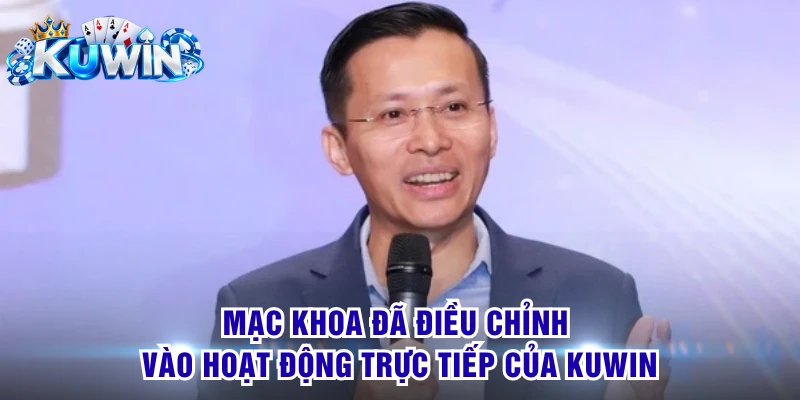 Mạc Khoa đã điều chỉnh vào hoạt động trực tiếp của KUWIN